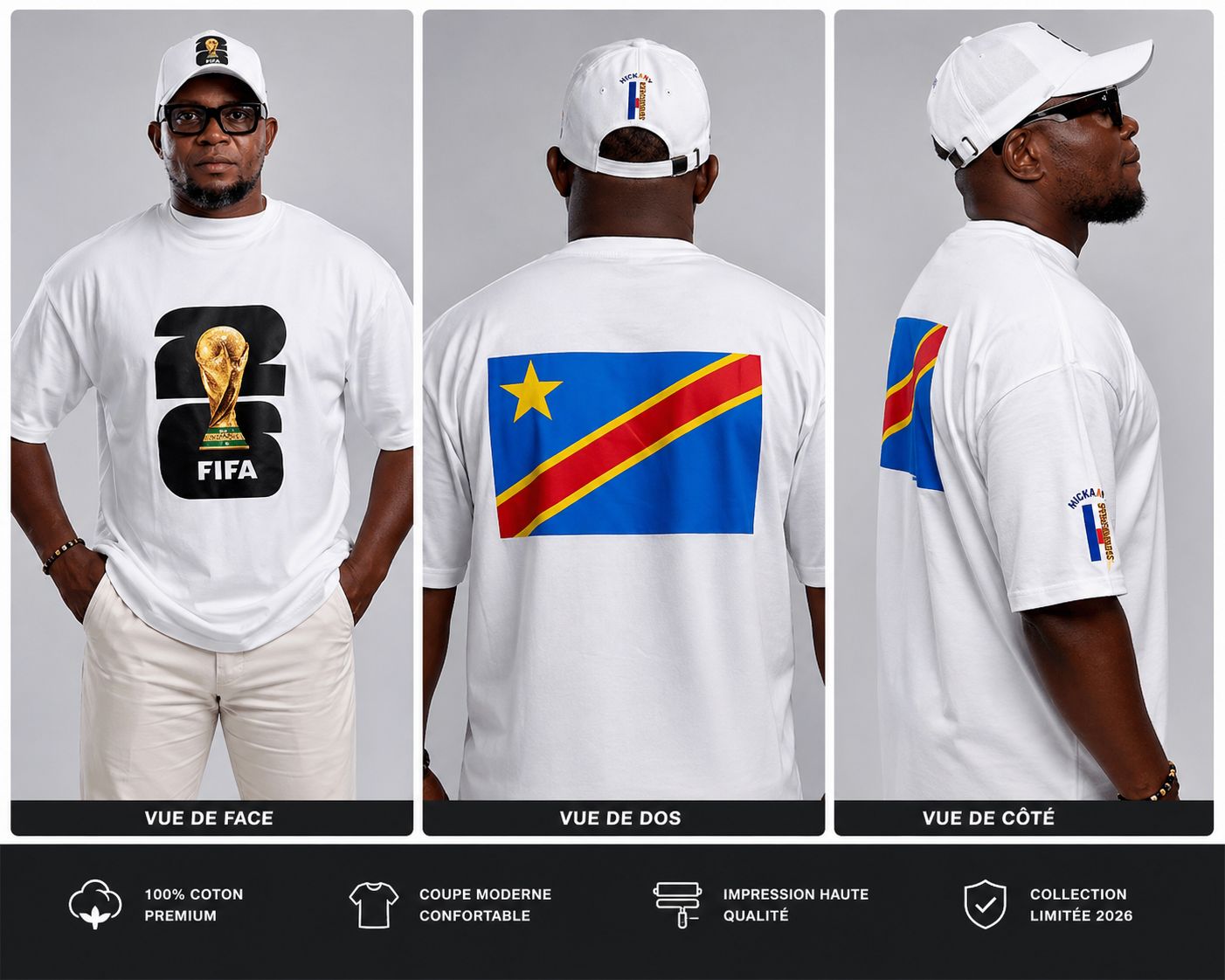 HICKANY t-shirt - RDCongo    Edition : Mondial 2026